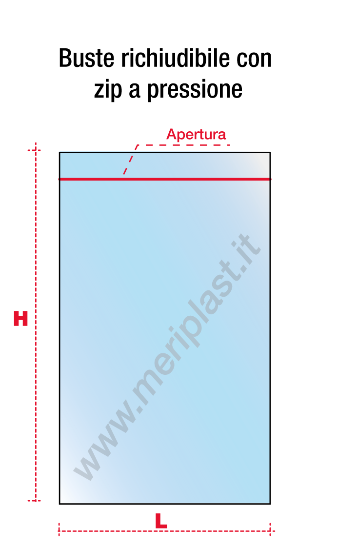 Poli Sacchetti Di Plastica Richiudibili Con Cerniera In - Foto 8